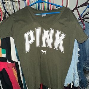 Pink Victoria’s Secret bling tee